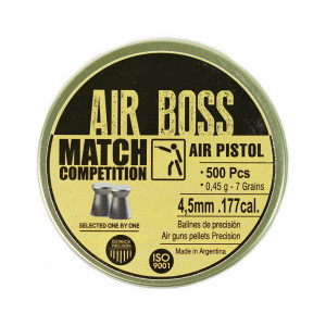 Пули Apolo Air Boss Match Pistol 4,5 мм, 0,45 грамм (500 штук) Пули Apolo Air Boss Match Pistol 4,5 мм, 0,45 грамм (500 штук)